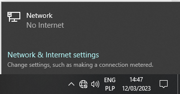 Device showing there is no internet - Microsoft Q&A