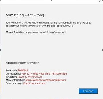 MS Authentification issues - Microsoft Q&A