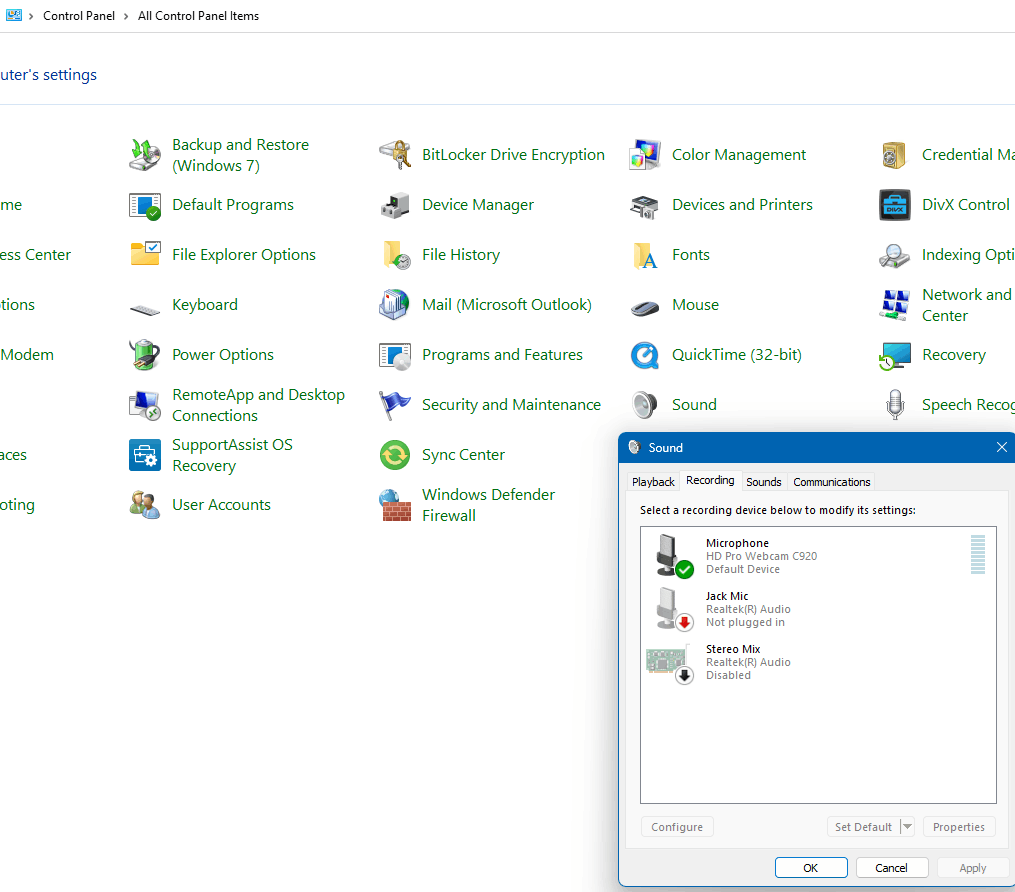 Image Result For How Do You Set Up Your Microphone Via Computer Microsoft Qa