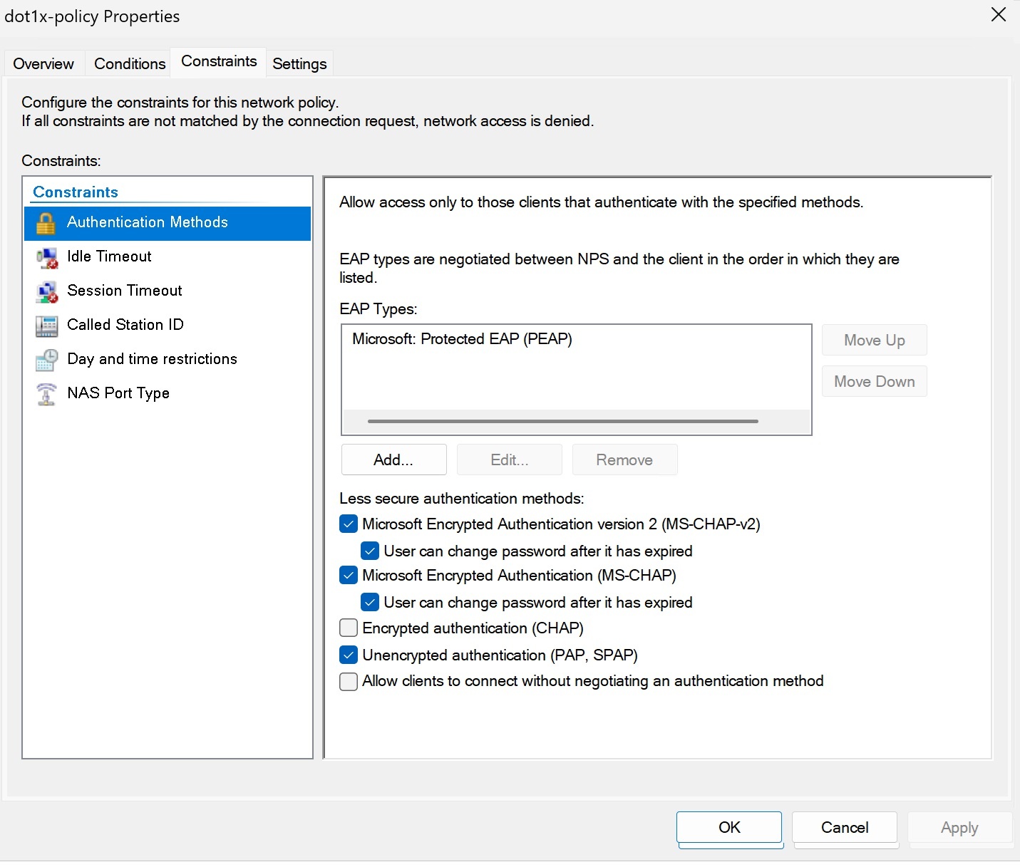 cisco aaa dot1x and mab with window server NPS problem - Microsoft Q&A