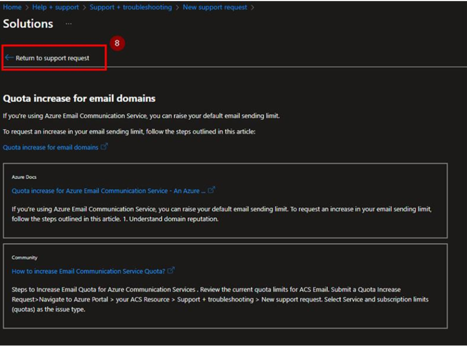 Add mailfrom button not working on custom domain - need to increase ...