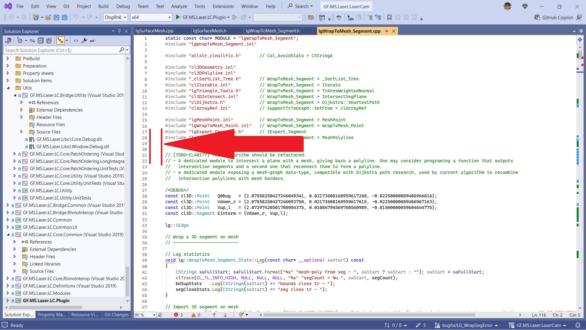 VS C++ Margin