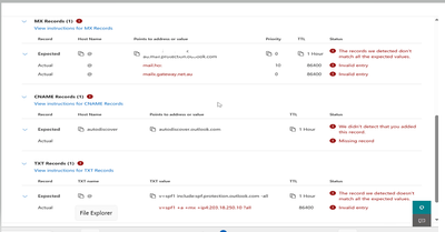 thumbnail image 2 of blog post titled  ADD DNS RECORD ERROR
