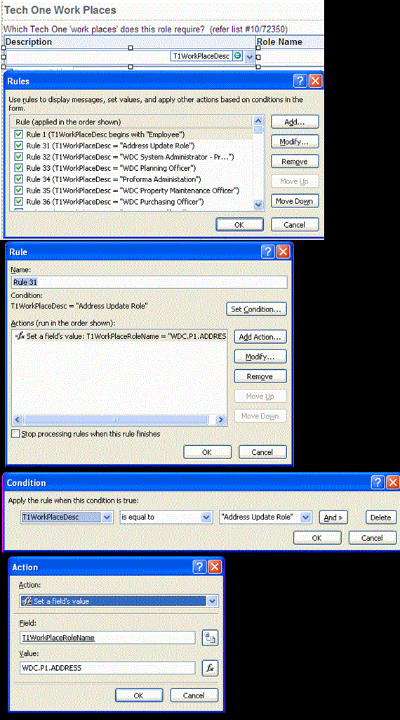 InfoPath 2007 change field based on choice from another field with data ...