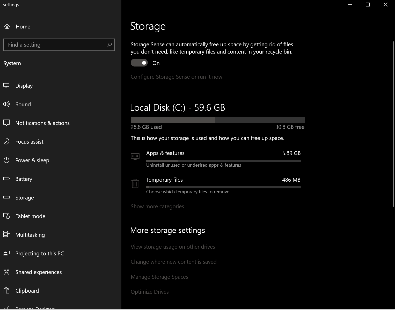 Phantom Storage loss? - Microsoft Q&A