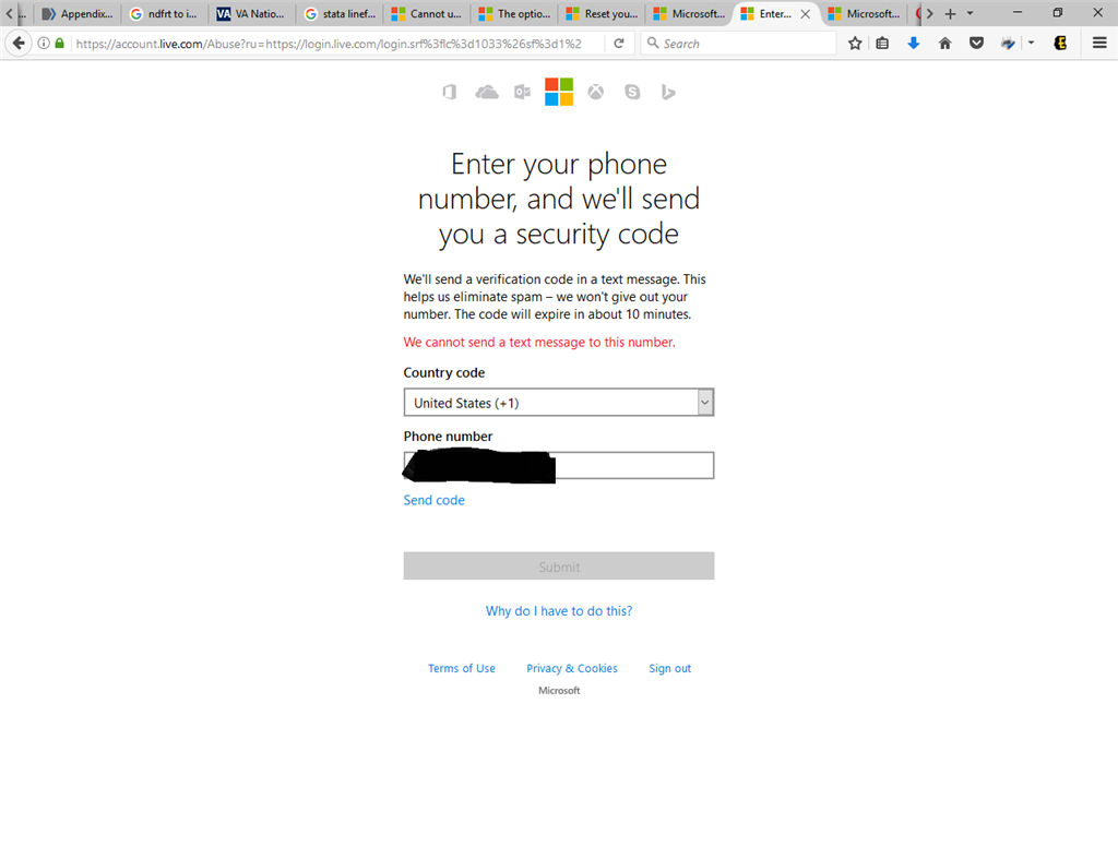 The option for receiving a code via an automated phone call no longer ...