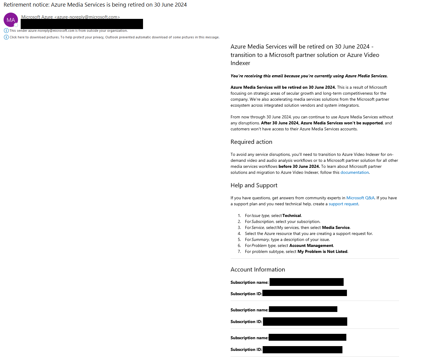 Upcoming Health advisories and Planned maintenance emails stopped ...