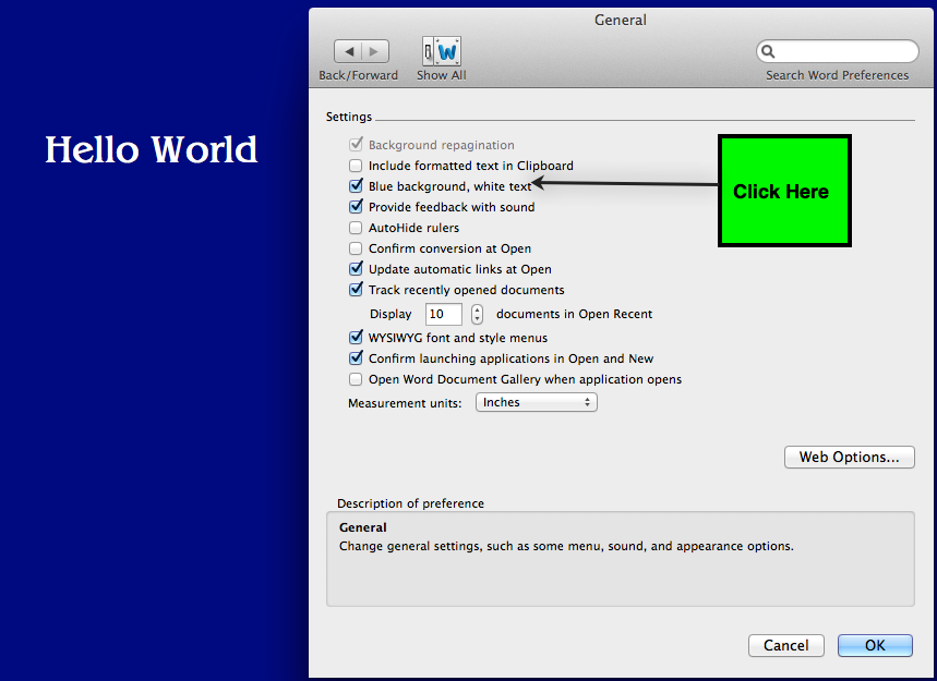 Default Background Color in Word 2011 for Mac in Office 365 - Microsoft Q&A