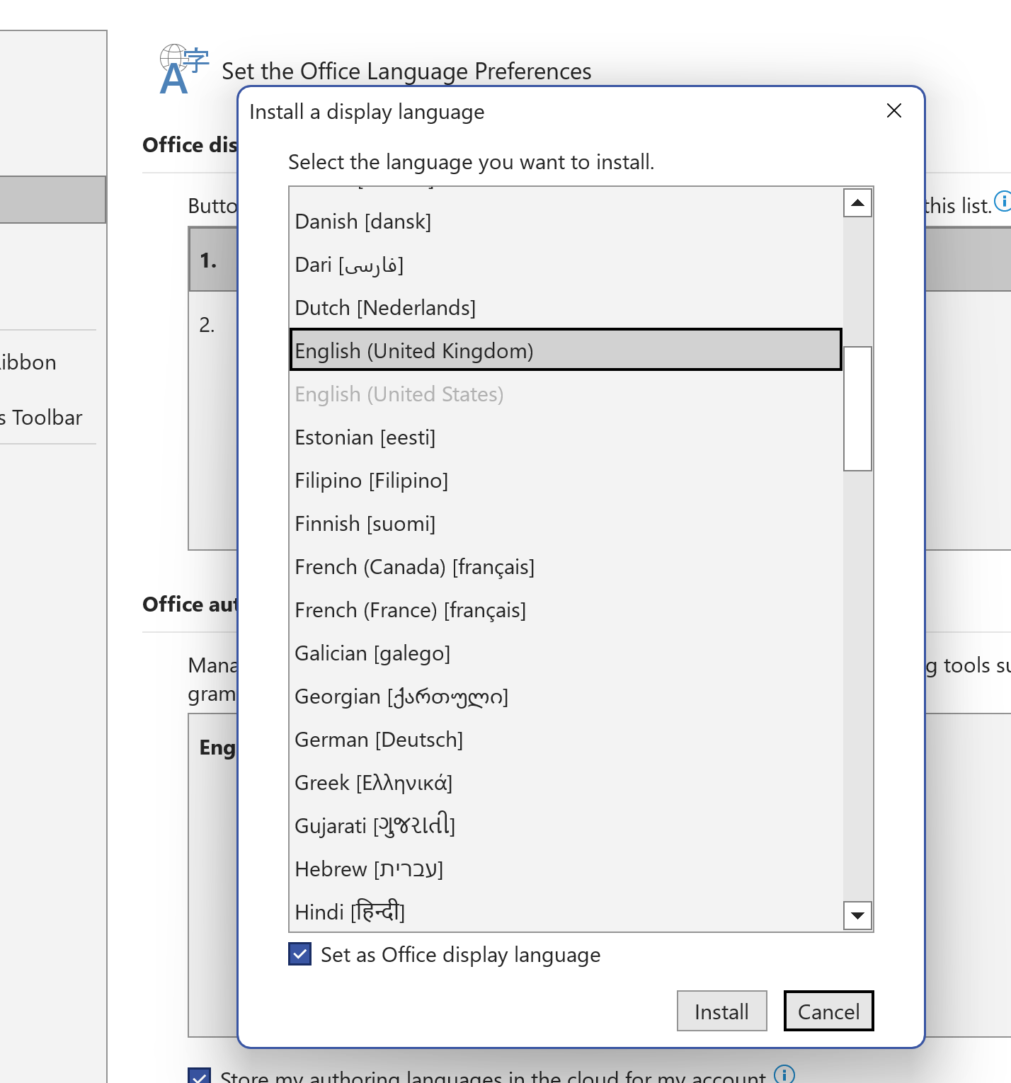 Visio 2019 language not available - Microsoft Q&A