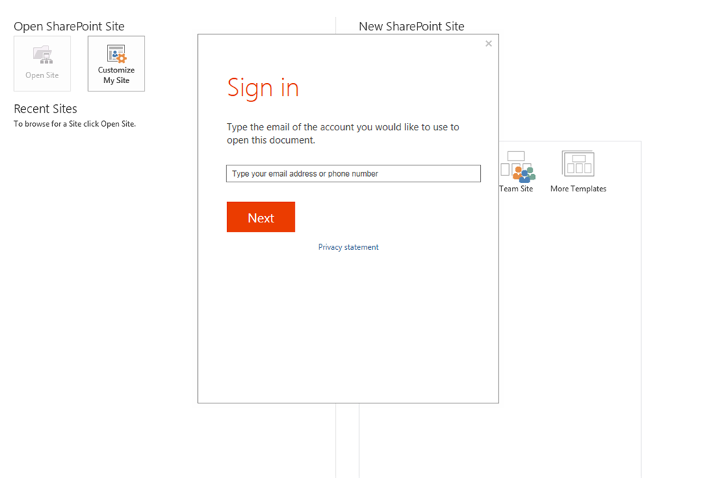 Can't sign in to Sharepoint Designer with O365 account - Microsoft Q&A