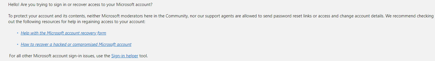 Account hacked compromised - Microsoft Q&A