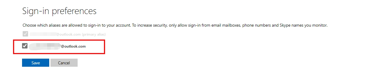 After changing Microsoft email, cant login to my outlook account ...