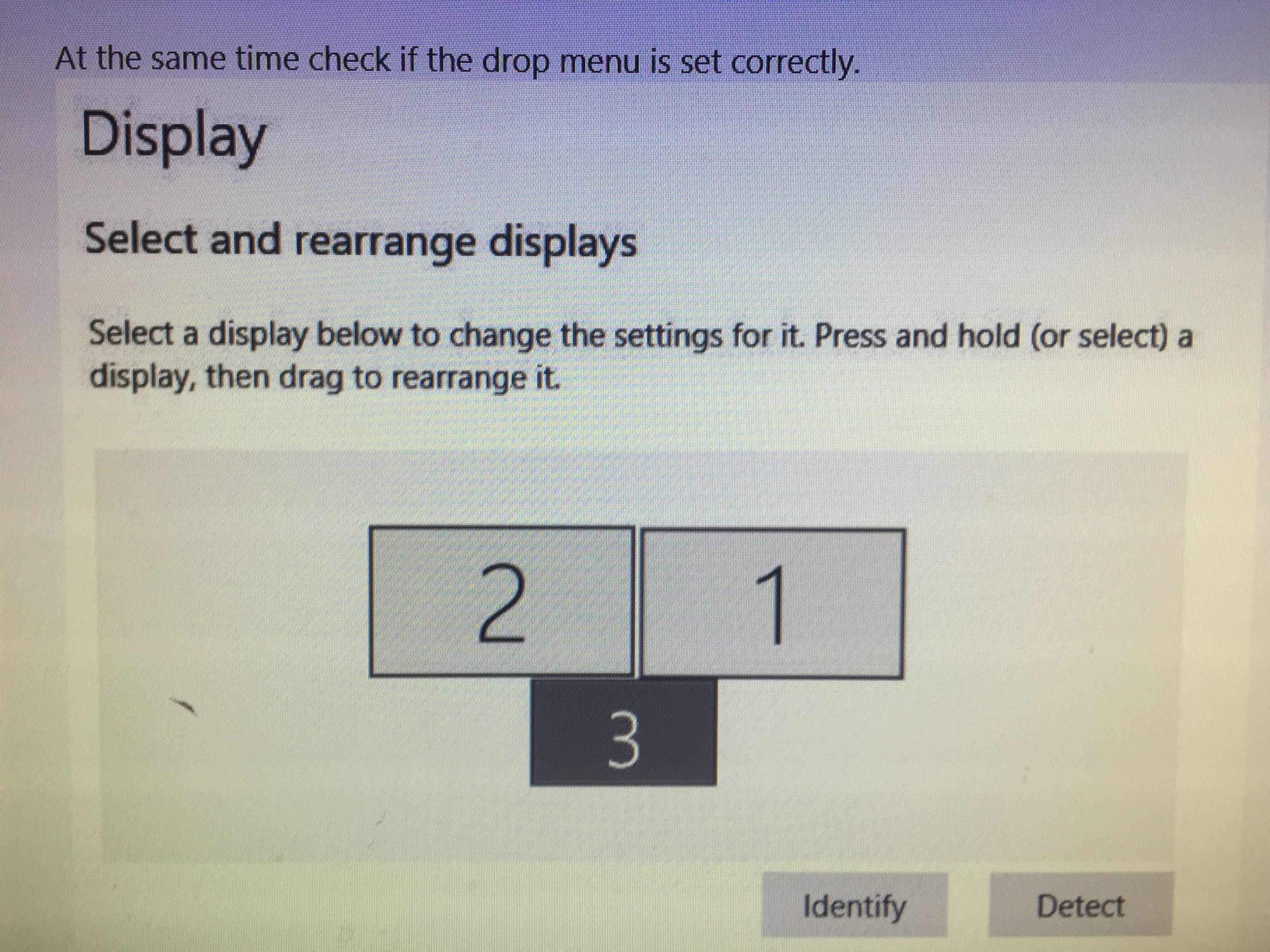 drop down menu now spills across monitors in Win 10 - Microsoft Q&A