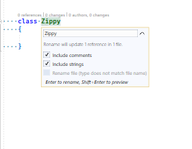Rename tooltip