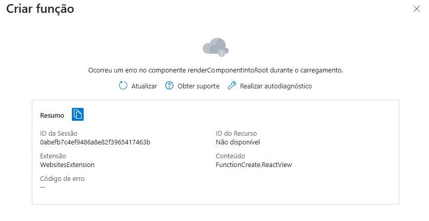 AzureFunctionApp error
