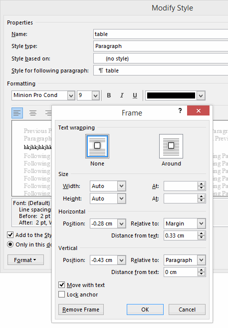 Word 2010 automatically puts a frame around my text in every new ...
