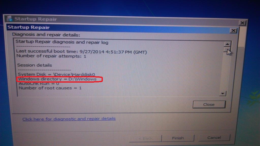 Windows being shown as installed in D: drive instead of C: drive ...