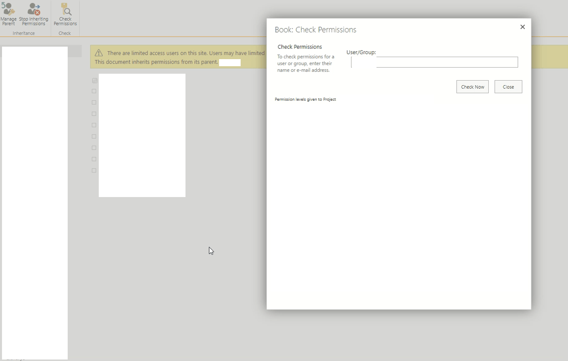 Specific Files cannot be modified even though users have edit ...