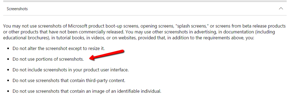 Including Screenshots in documentation - Microsoft Q&A