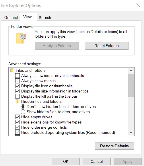 File Explorer icons fix did not work - Microsoft Q&A