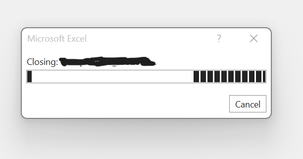 Hello, wondering if you guys can help me on this issue? Closing of any ...