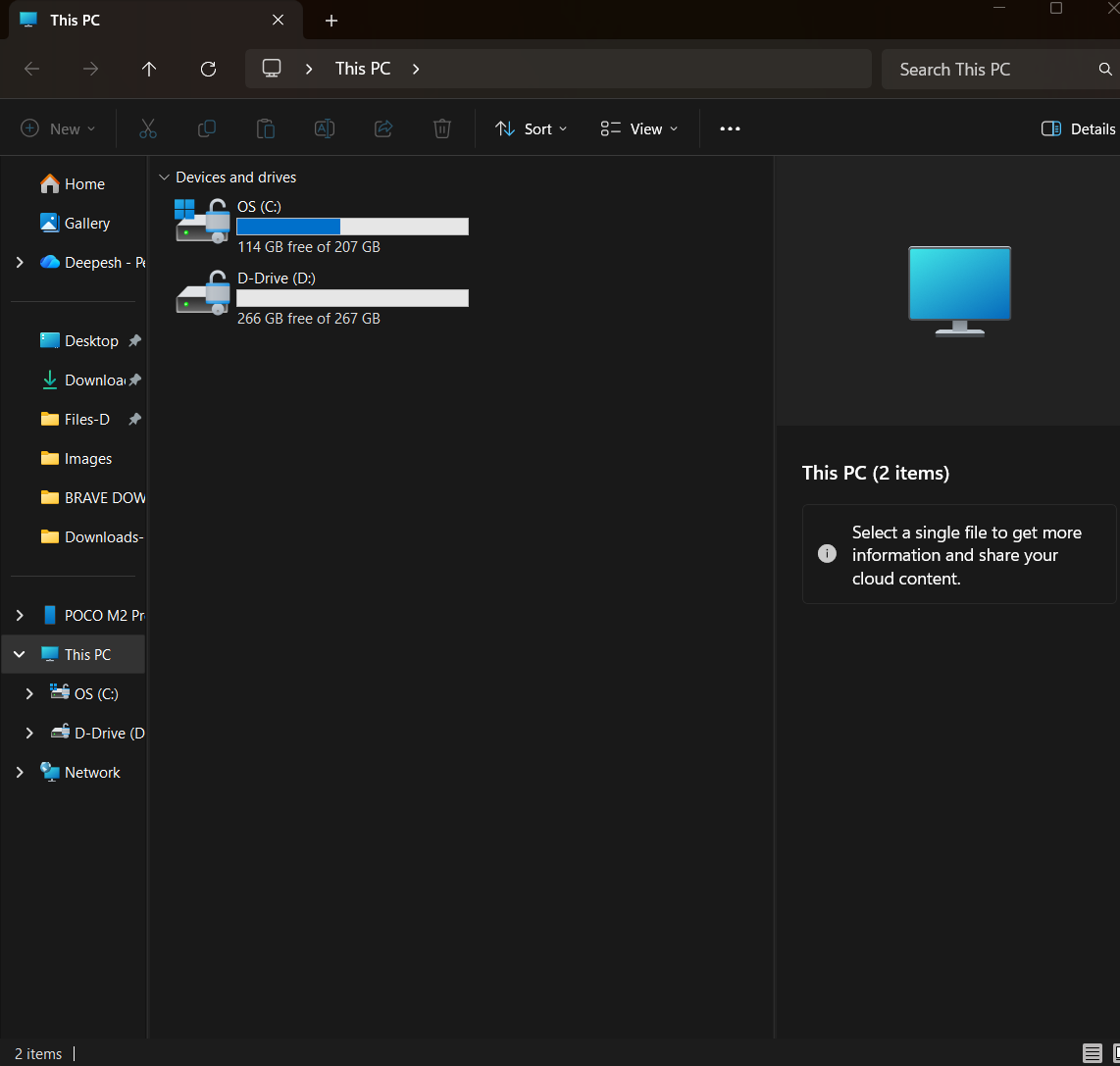 D-Drive found empty on windows 11 26h2 - Microsoft Q&A