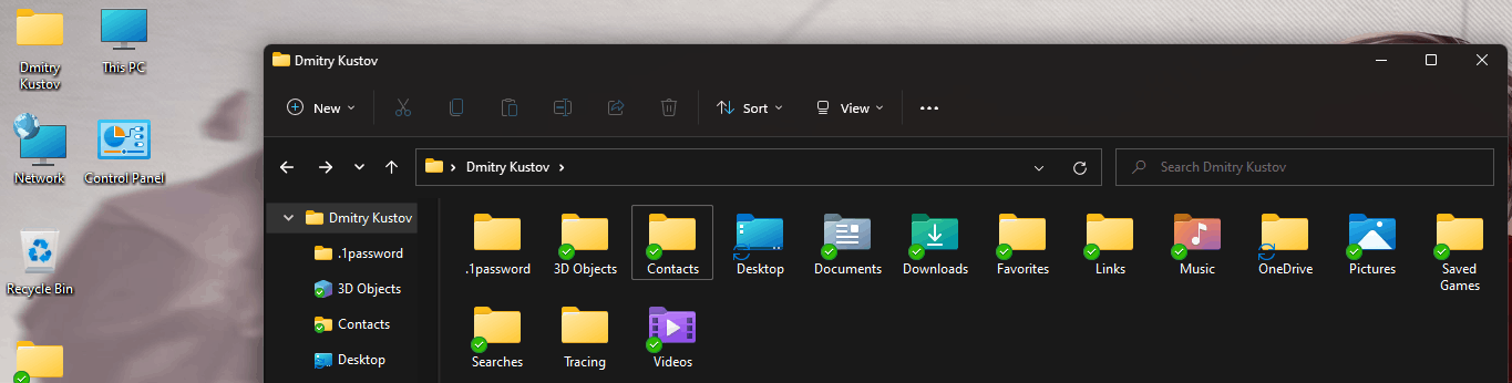 Icons for special folders are not shown - Microsoft Q&A