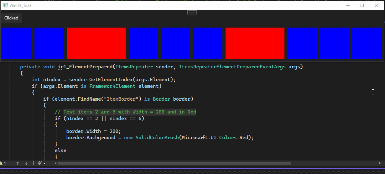WinUI3_ItemsRepeater