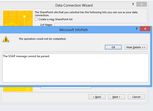 Shareponint Online office 365 : InfoPath form Give Error while publish ...