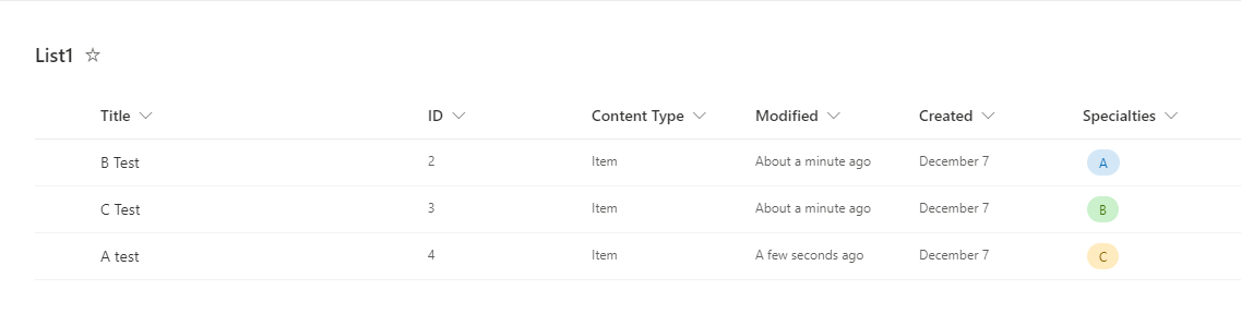 Microsoft Lists - Filtering on multiple selection choice fields ...