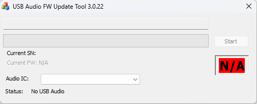 USB Audio FW Update Tool 3.0.22