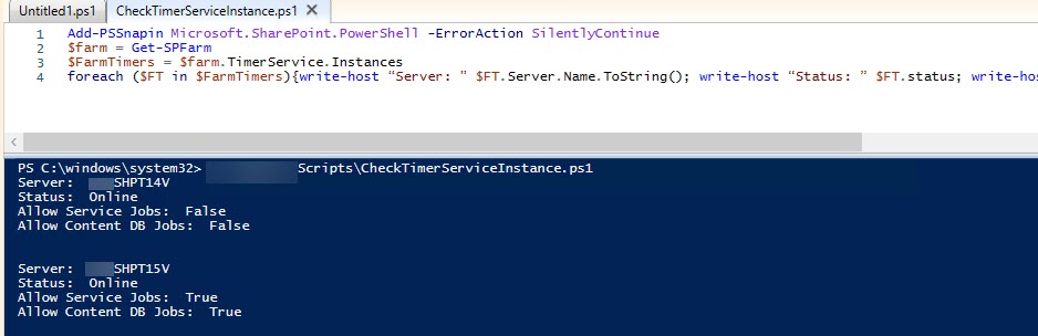 Get-TimerServiceInstances
