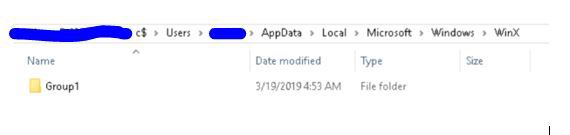 WinX folder content changing post Win 10 upgrade - Microsoft Q&A