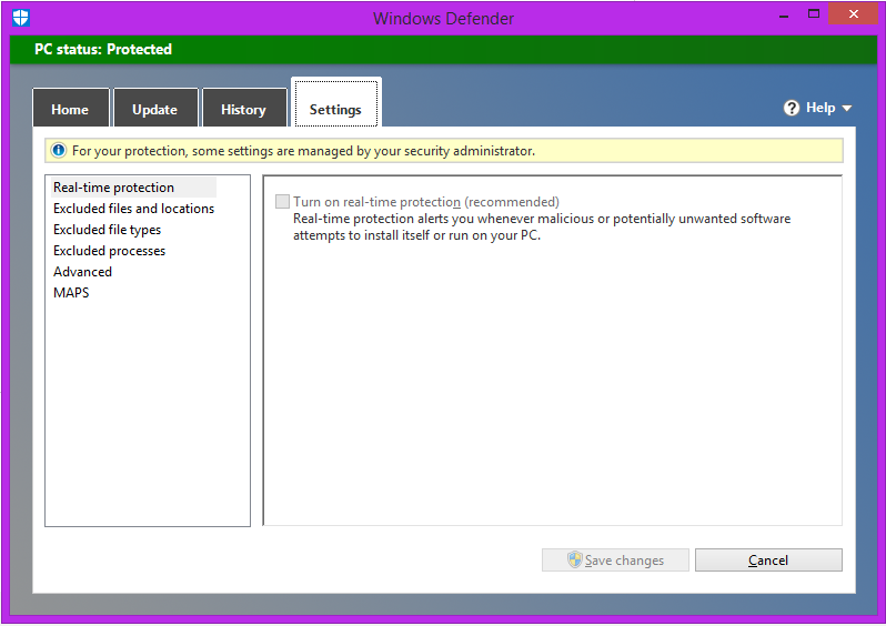 Unable to turn on real-time protection for Windows Defender - Microsoft Q&A