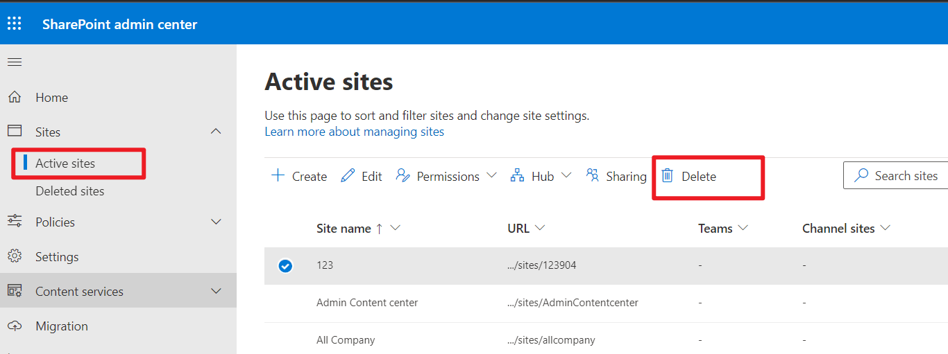 MS Teams site Delete as last remaining Member and No Site Owners ...