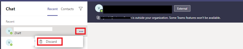 How to Remove External user In MS Teams individual chat - Microsoft Q&A