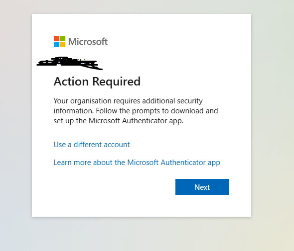 Forcing me to get Microsoft Authenticator and I don't have a cell phone ...