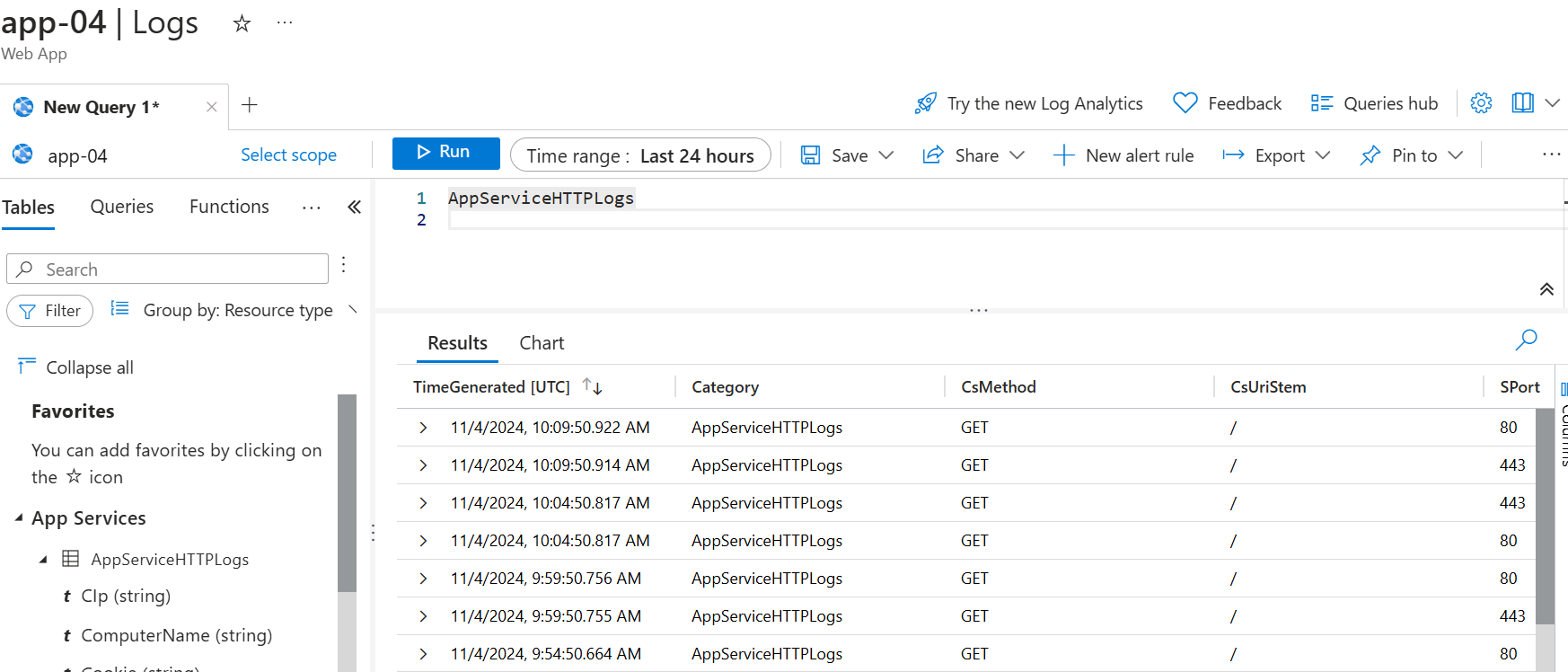 How to identify the app service error in the Azure Monitor? - Microsoft Q&A