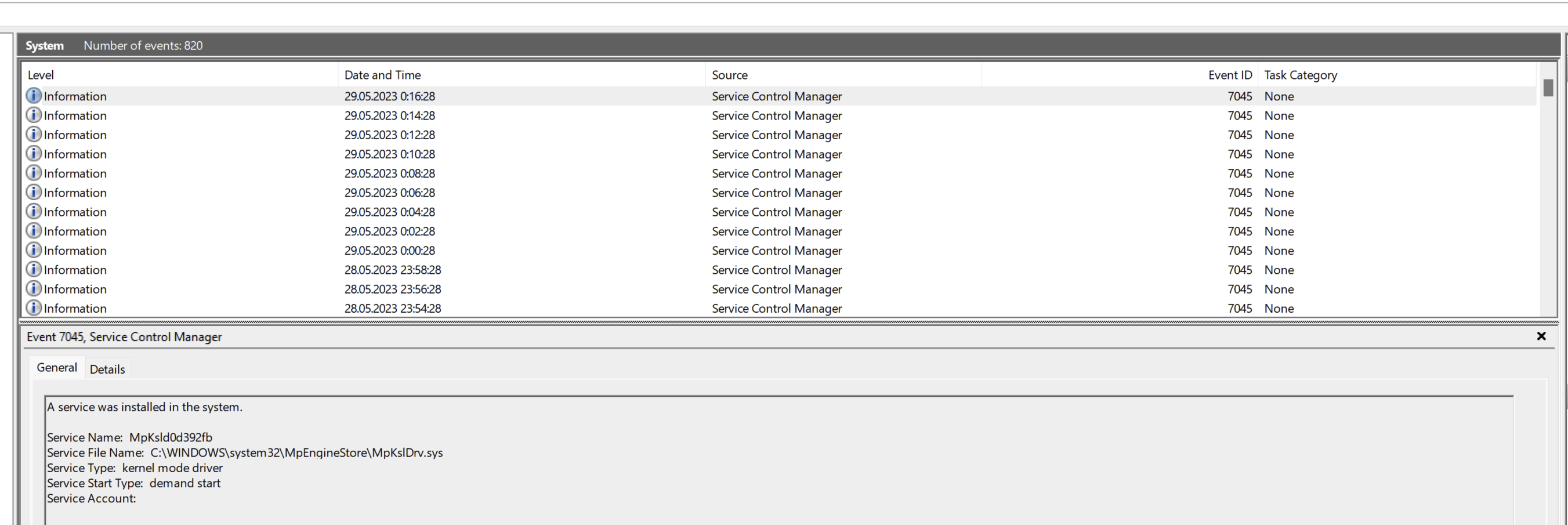 Windows Defender service reinstalls every two minutes - Microsoft Q&A
