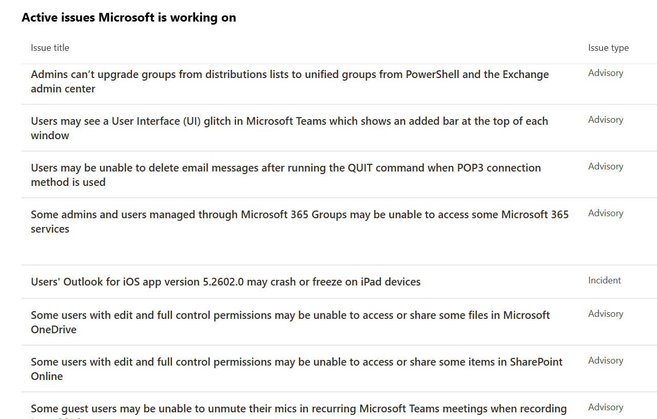 As of 01/23/26, stock quotes are not updating - Error message "Our ...