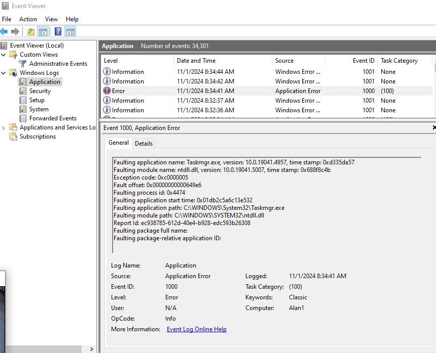 Programs Suddenly Crashing on Windows 10 - Microsoft Q&A