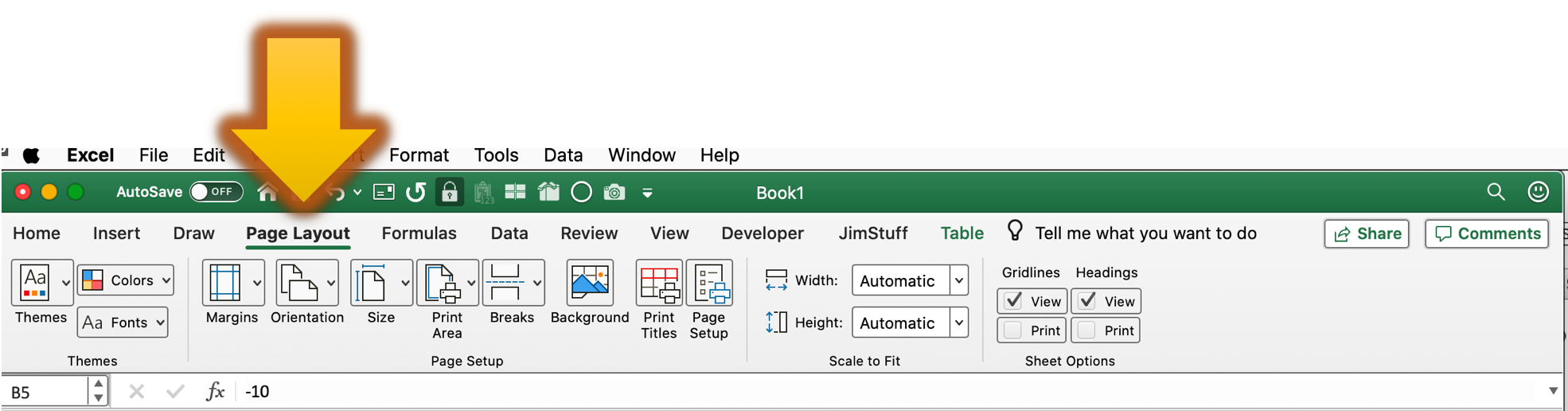 Page Layout Ribbon - Microsoft Q&A