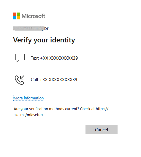 the two step verification number in my account is a number from a