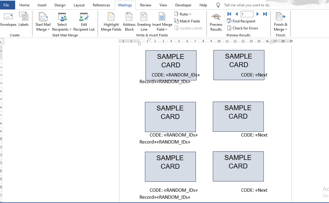 How to generate a random 4-character alphanumeric string in Word ...