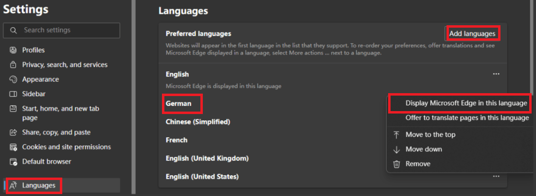 The display language in documents is different then in onedrive - I can ...