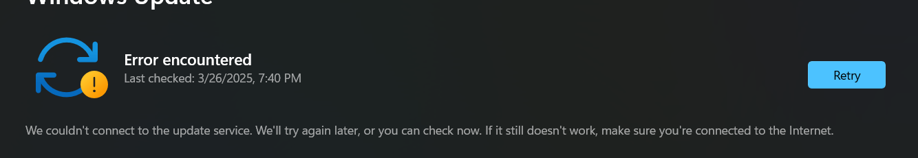 computer not updating - Microsoft Q&A
