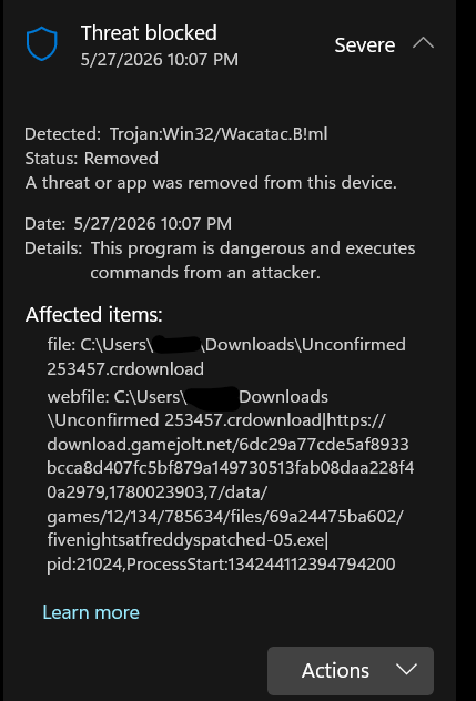 Am I Safe? - Microsoft Q&A