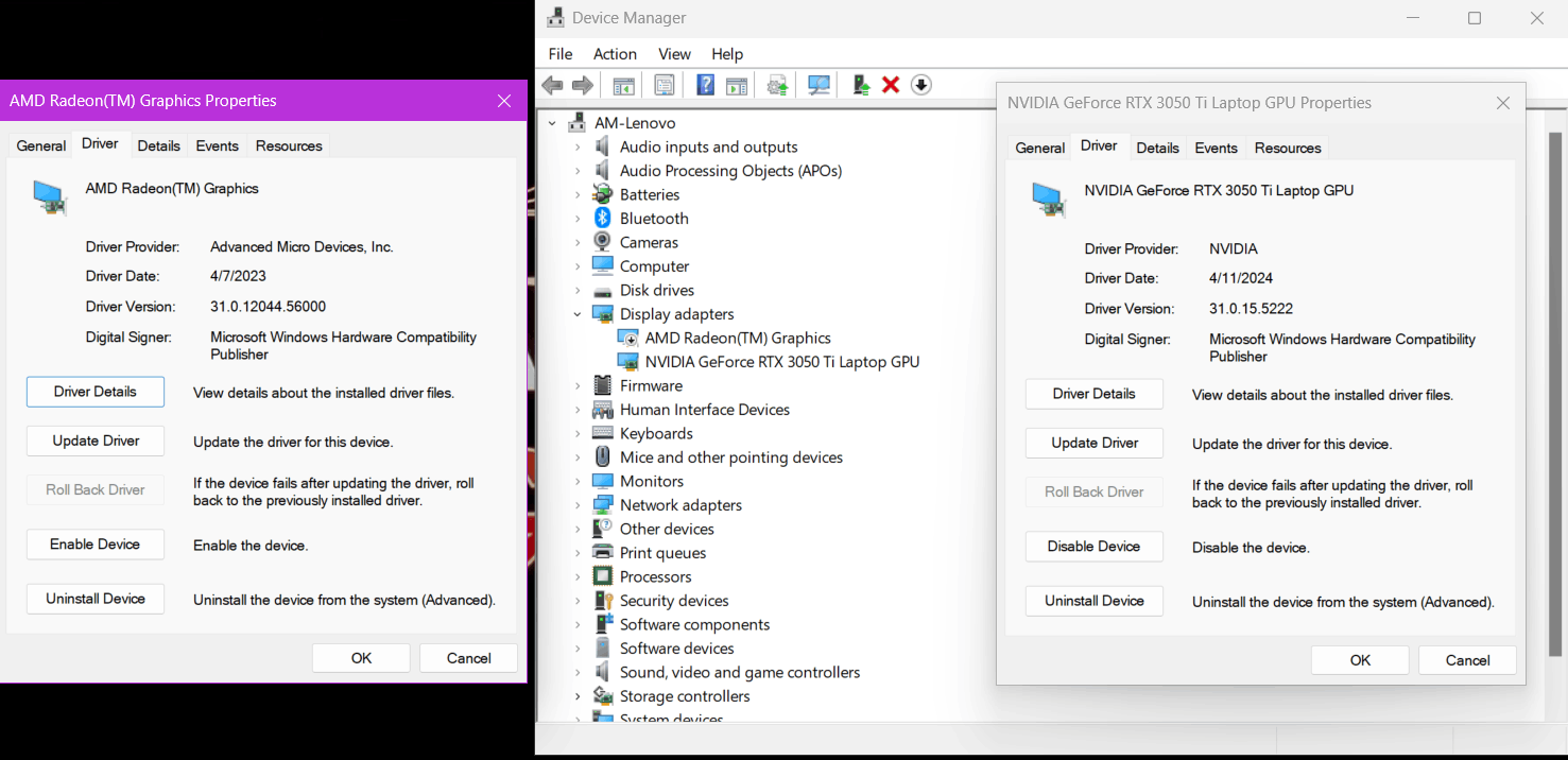 Crash/Malfunction of Laptop Display; Cannot change brightness of screen ...