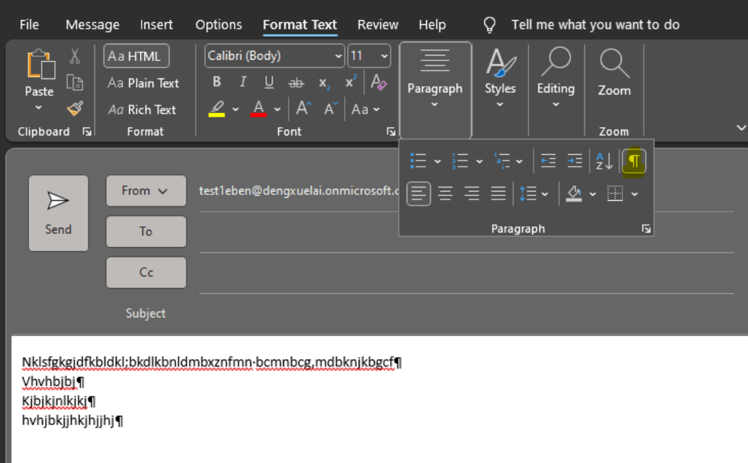 Formatting characters unable to remove - Microsoft Q&A