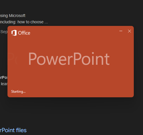 outdated powerpoint thing